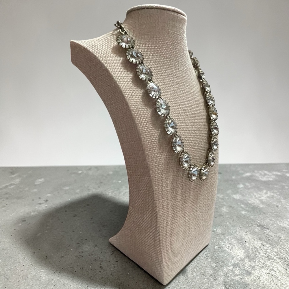 J.Crew Crystal Venus Flytrap Statement Necklace